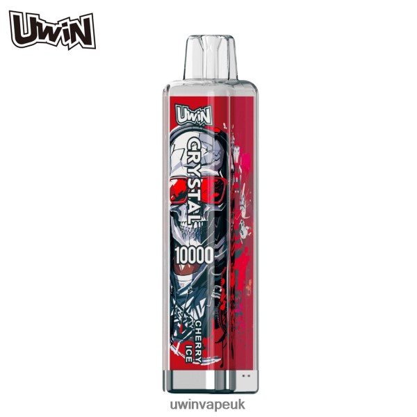 UWIN Vape Electronic Cigarette - UWIN CRYSTAL 10000 DISPOSABLE VAPE Cherry Ice F26BVZ6