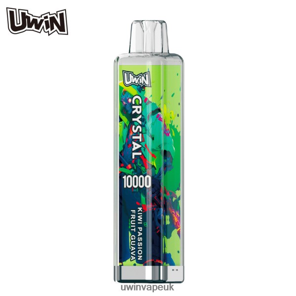 UWIN Vape Price - UWIN CRYSTAL 10000 DISPOSABLE VAPE Kiwi Passion Fruit Guava F26BVZ8