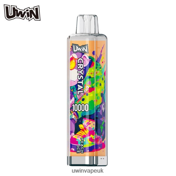 UWIN Vape UK - UWIN CRYSTAL 10000 DISPOSABLE VAPE Peach Ice F26BVZ10